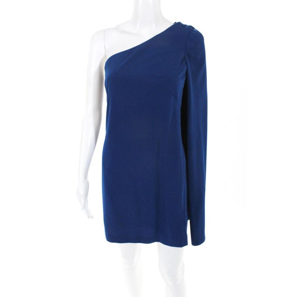 Jill Jill Stuart Womens Sapphire Cape Shift Cocktail Dress Blue Size 2 11371119